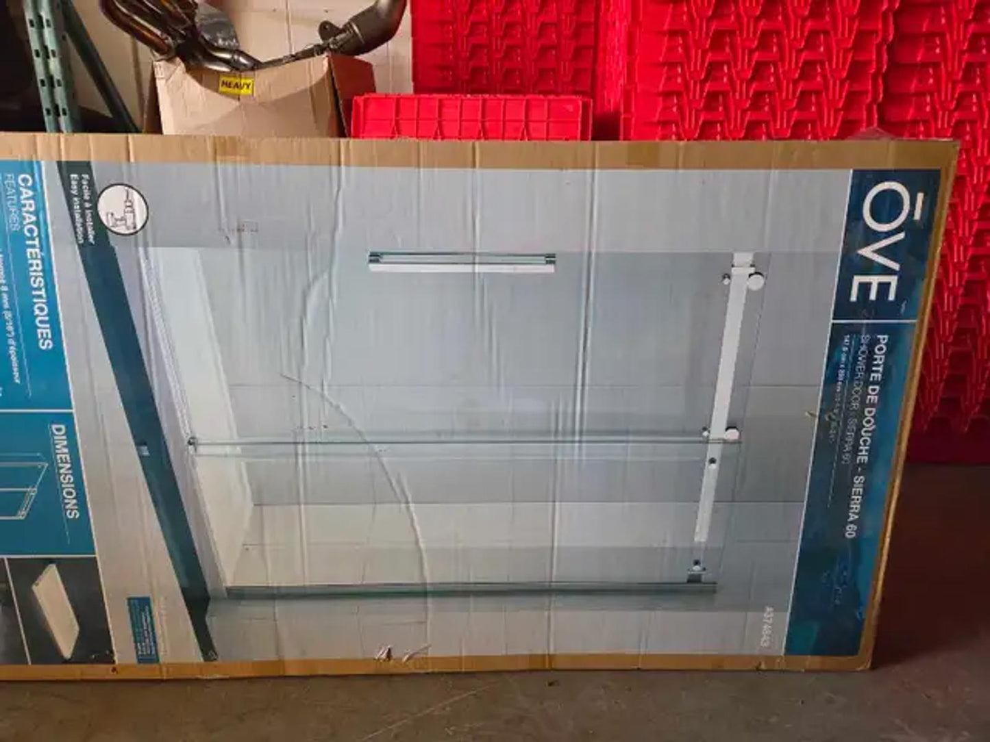 OVE Sierra 60 Shower Door - New!