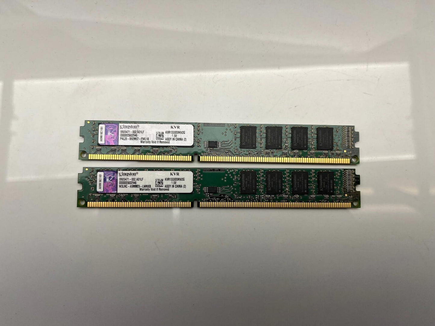 Kingston KVR 4GB (2GBx2) DDR3 1333 Low Profile RAM Kit KVR1333D3N9/2G