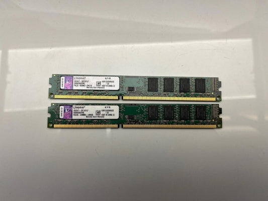 Kingston KVR 4GB (2GBx2) DDR3 1333 Low Profile RAM Kit KVR1333D3N9/2G