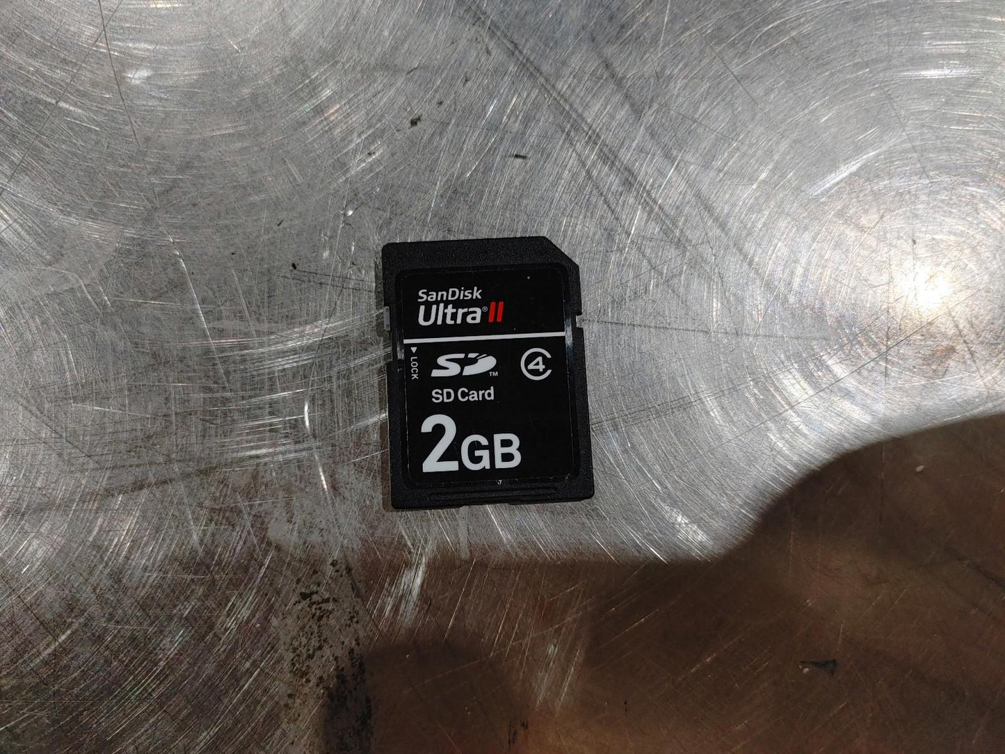 GOOD CONDITION SanDisk ULTRA II 2GB SD SD Card Tested Working Black