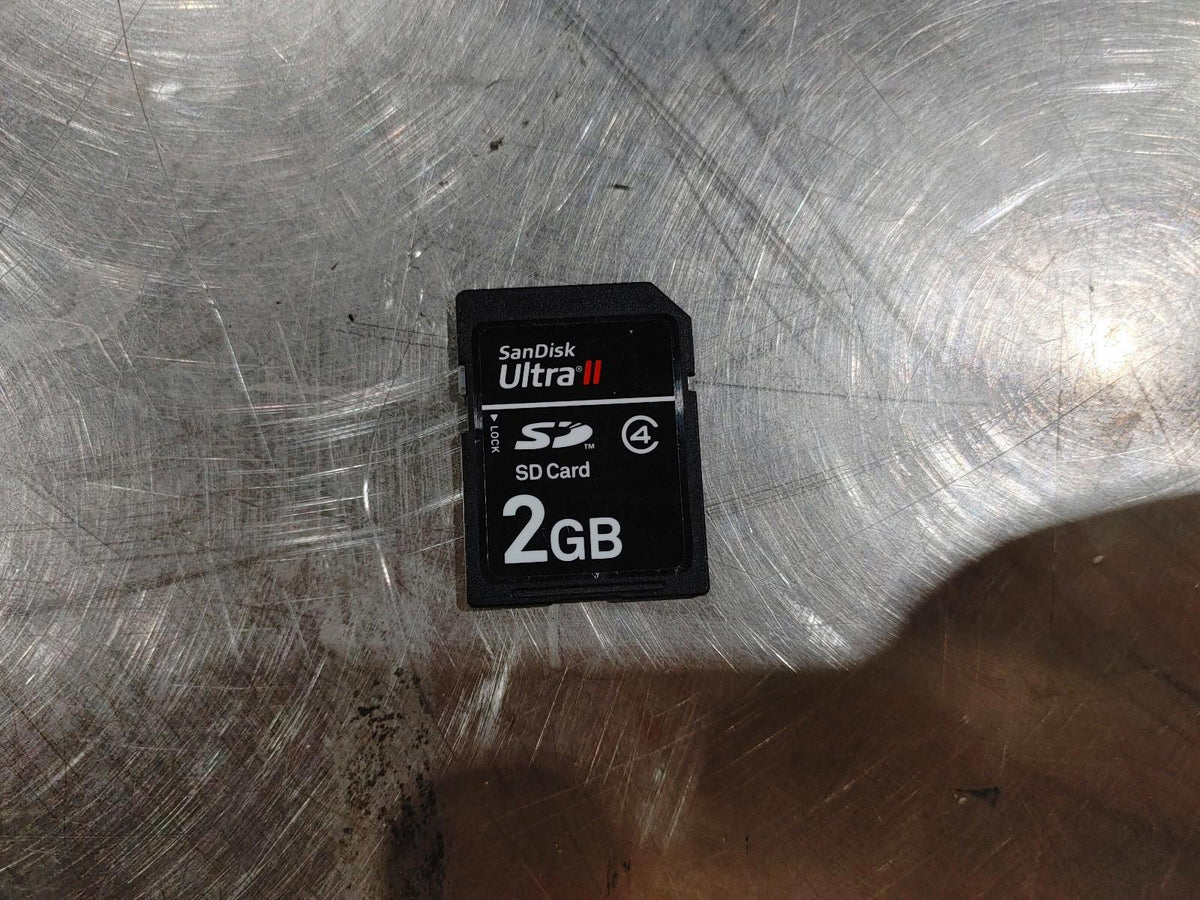 BON ÉTAT Carte SD SanDisk ULTRA II 2 Go Testée et fonctionnelle Noire