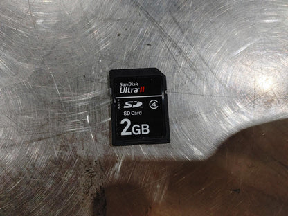 GOOD CONDITION SanDisk ULTRA II 2GB SD SD Card Tested Working Black