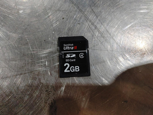 GOOD CONDITION SanDisk ULTRA II 2GB SD SD Card Tested Working Black