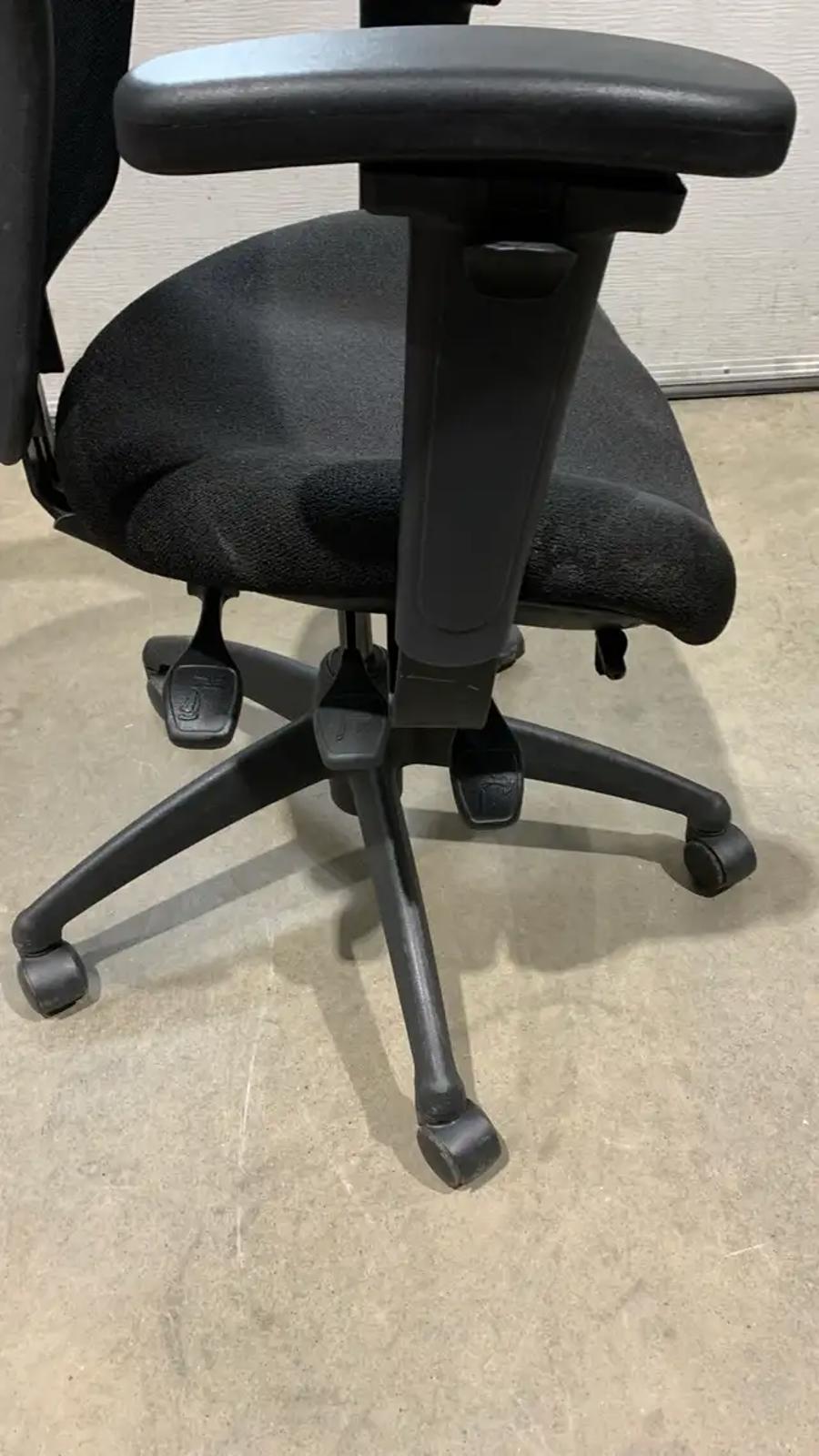 Black Erganomic Mesh back Office Chair - 2 available