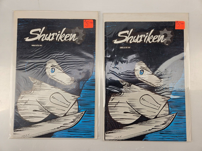 Shuriken #2 Fall 1985 & Marvel Spitfire Comics - Lot of 4 - Vintage Comic Collection