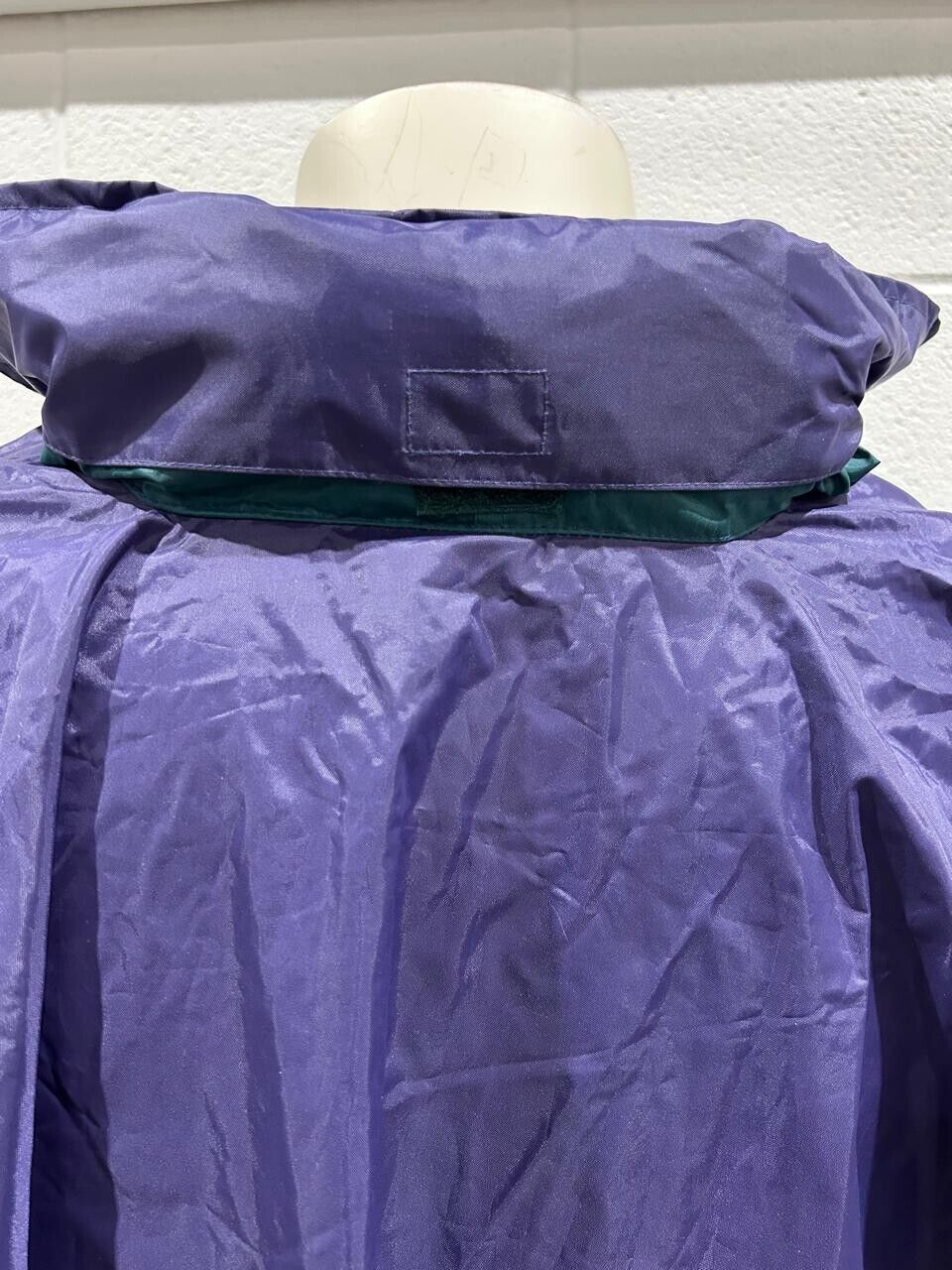 Vintage Wetskins 80's Rain Poncho One Size Purple/Yellow/Green