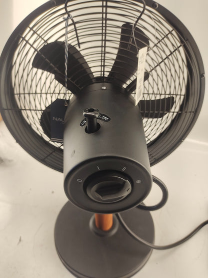 Nautica Black Pedestal Table Fan