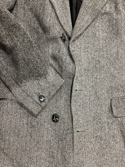 Vintage Long Wool Coat for Men