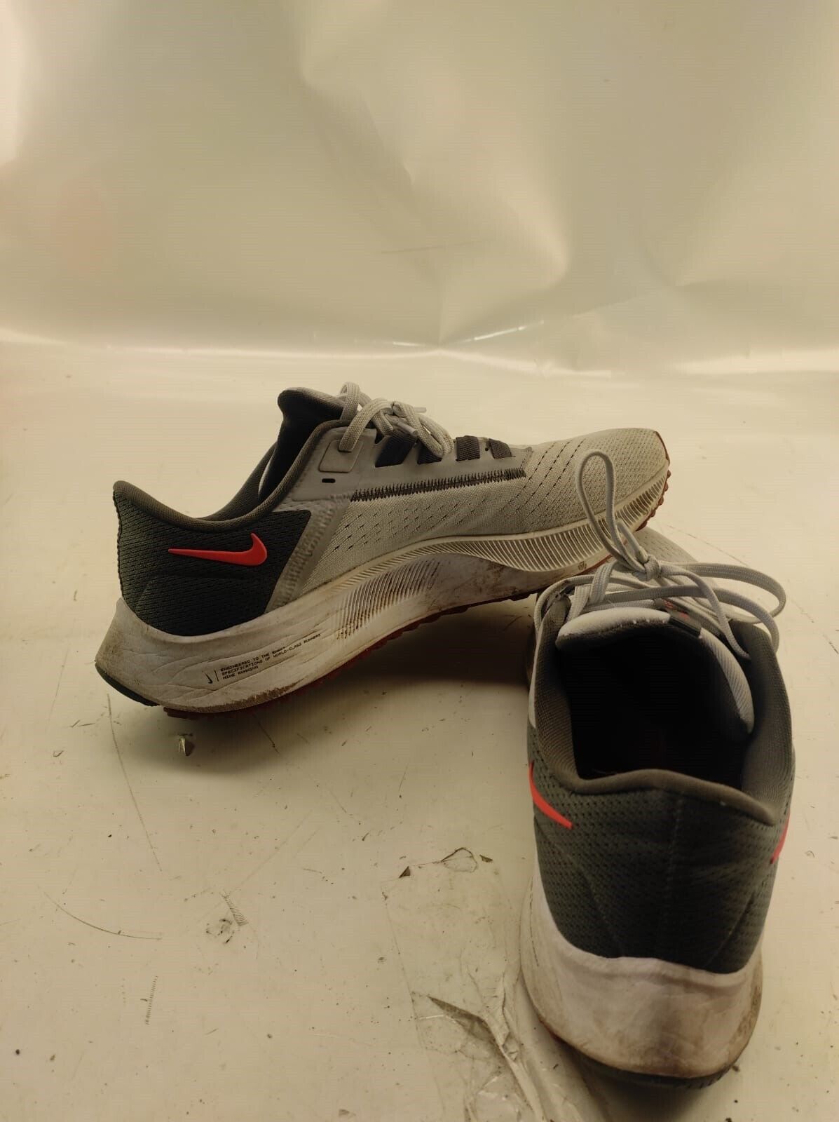 Nike Mens Running Shoes Air Zoom Pegasus 38, US Size 11 Platinum Grey