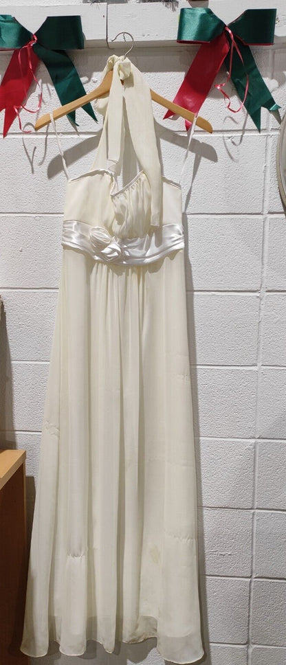 Nu-Mode Blanche White Maxi Dress Size S