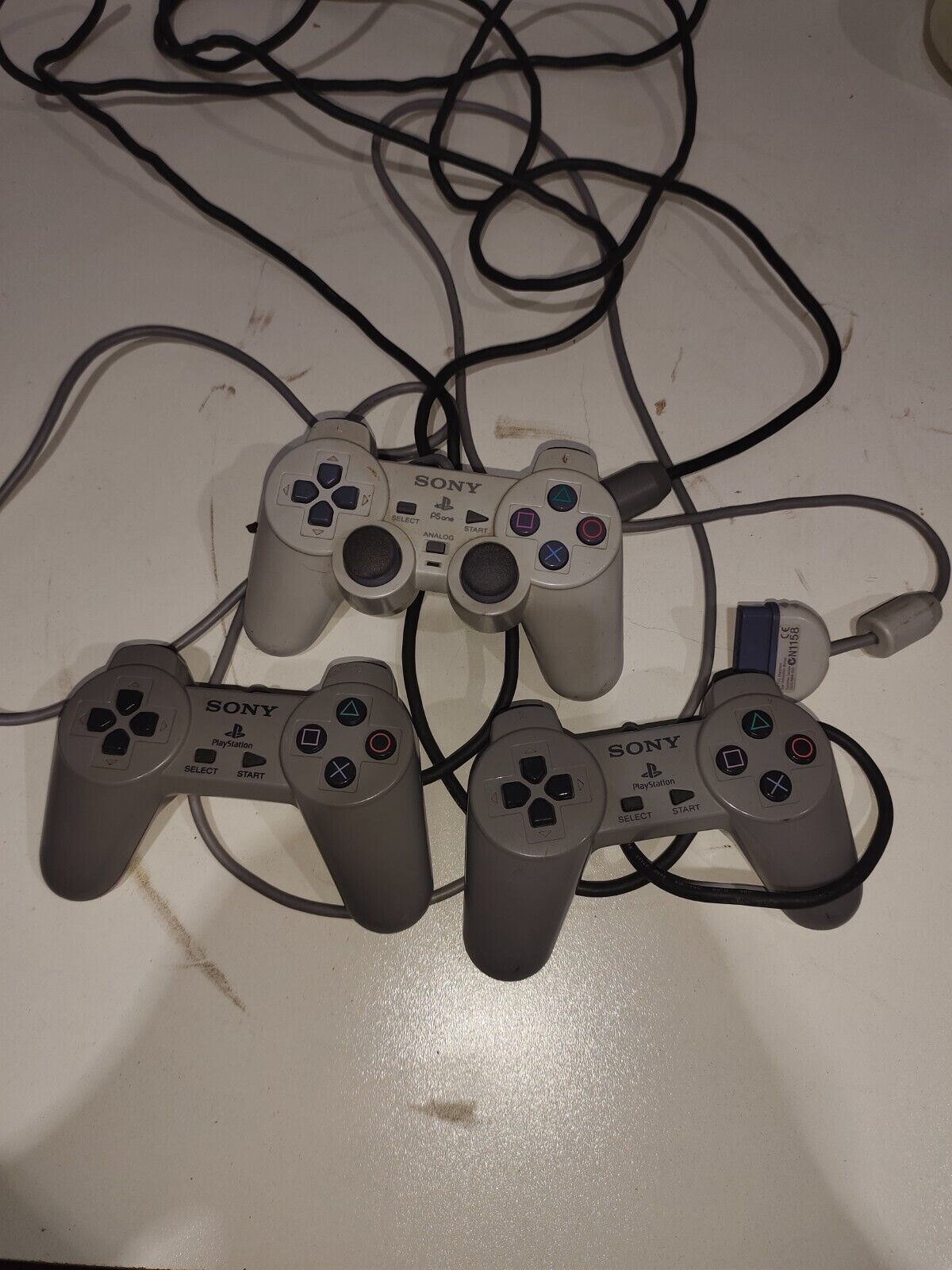 Sony PS One PS1 Slim Console SCPH-101 Bundle with Controllers -With Or ...