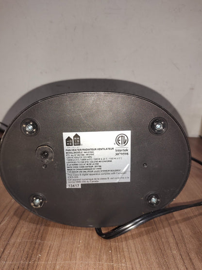 Intertek 043-5119-8 Fan/Heater 2 in 1