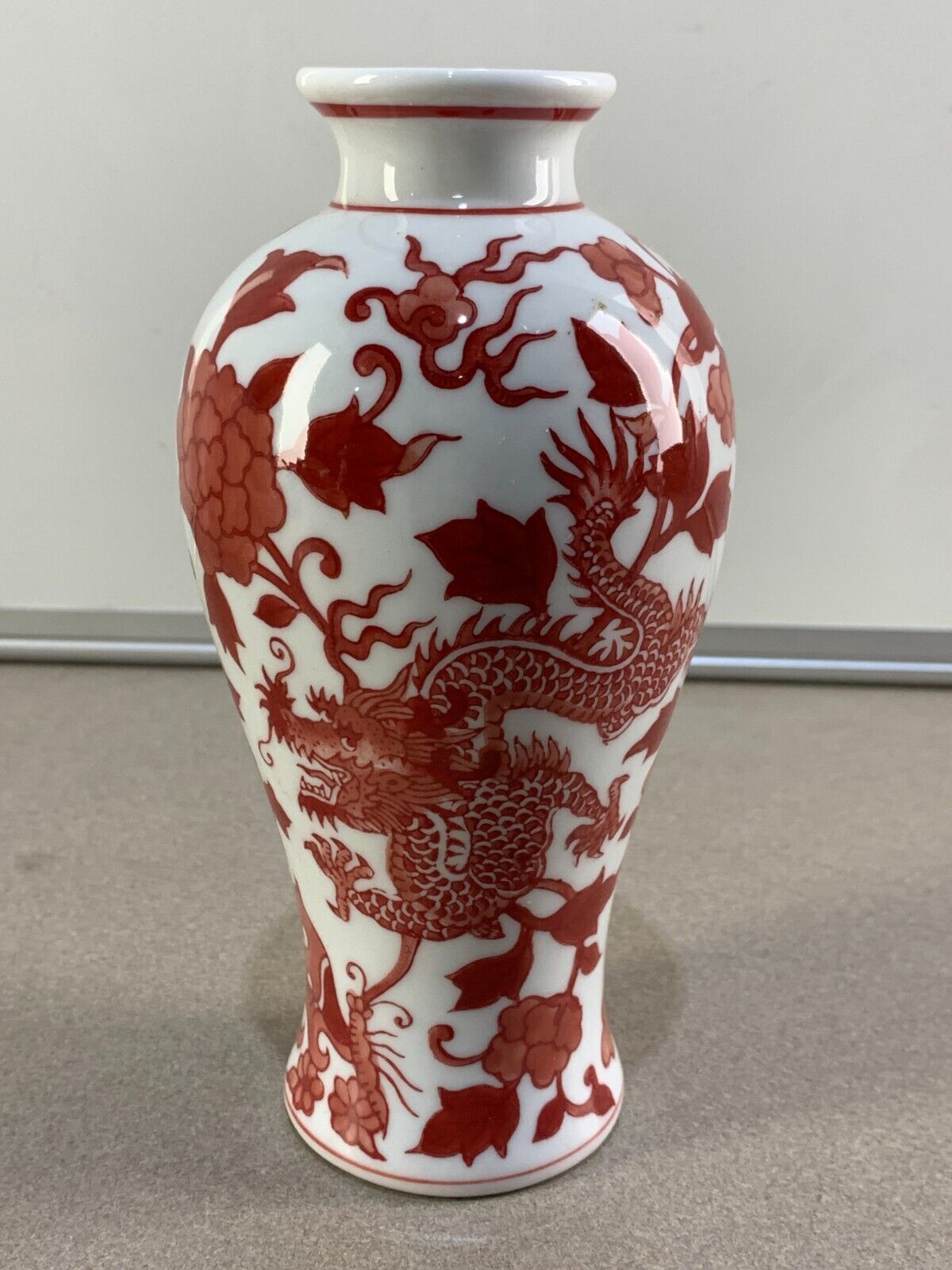 Oriental Ceramic Dragon Vase
