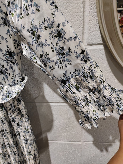 NWT Pretty Little Thing Women's Size 12 Floral Corset A Line Dress