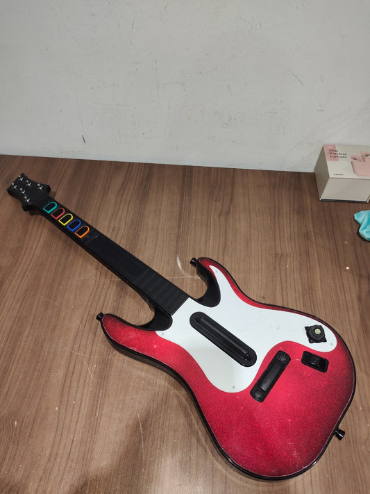 Xbox 360 Wireless Guitar Controller Band Hero 5 Red Octane 95905.805