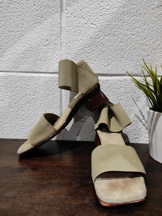 San Miguel Rare Steam Punk Stretchy Sandals Size-5
