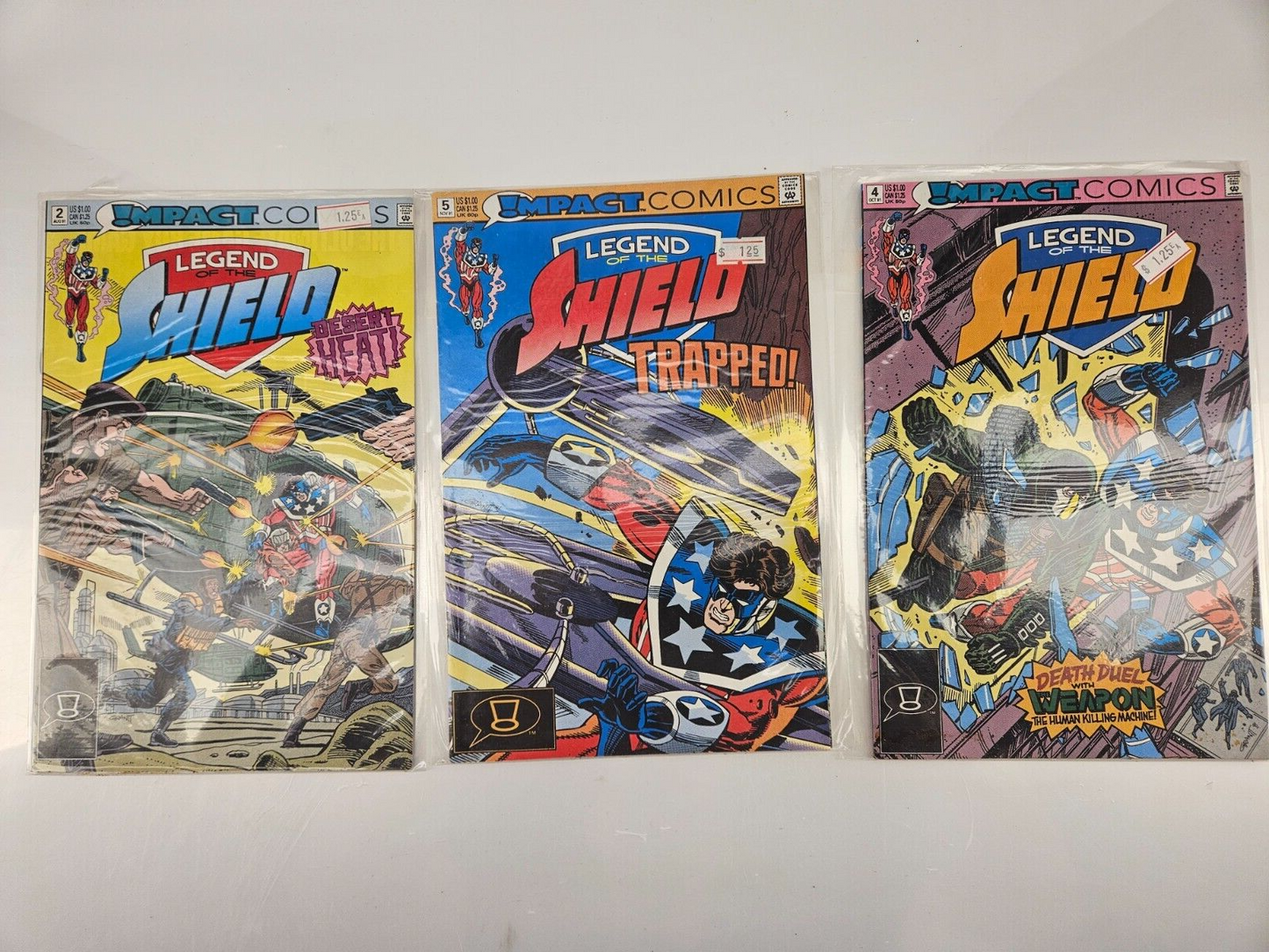 Legend of the Shield & The Original Shield Comic Lot - 21 Issues - Vintage Superhero Collection