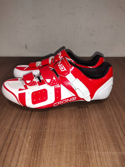Crono Nylon Cycling Shoes - White - Size - 42 (EUR)