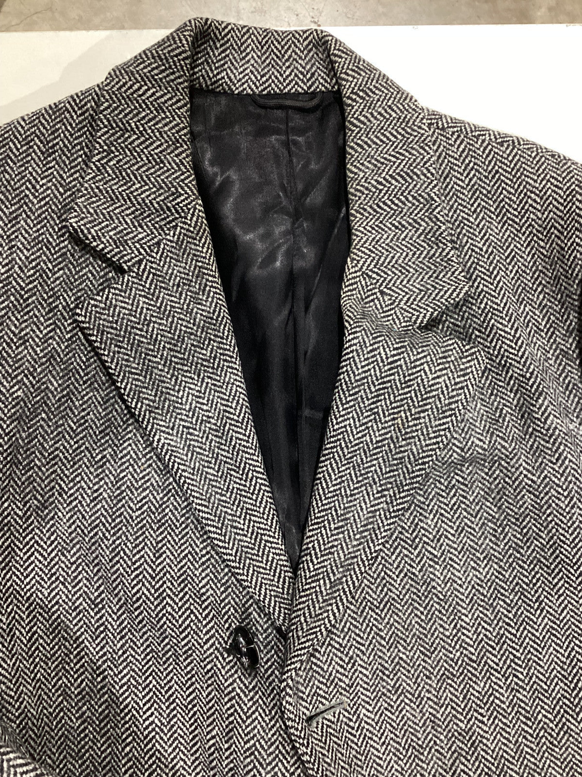 Vintage Long Wool Coat for Men
