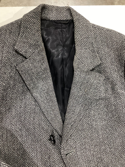 Vintage Long Wool Coat for Men