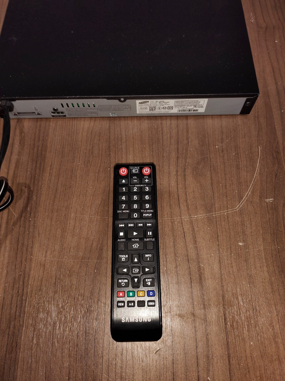 Samsung Blue-ray Disc Player/DVD Player BD-J4500