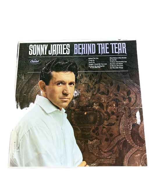 Classic Country Vibes: Sonny James 'Behind the Tear' LP Vinyl Record