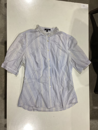 Women Shirt Pearl Collar
