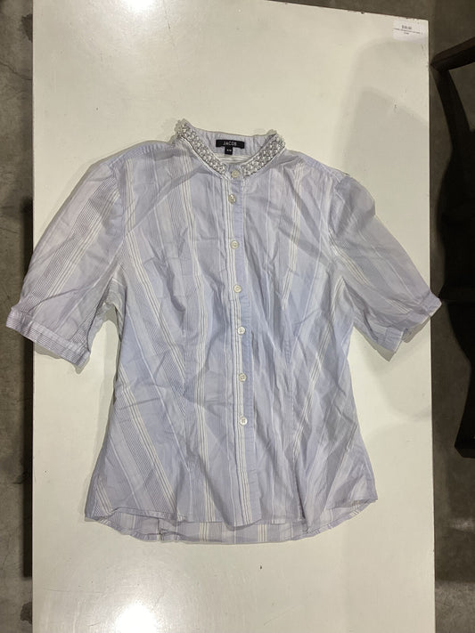 Women Shirt Pearl Collar