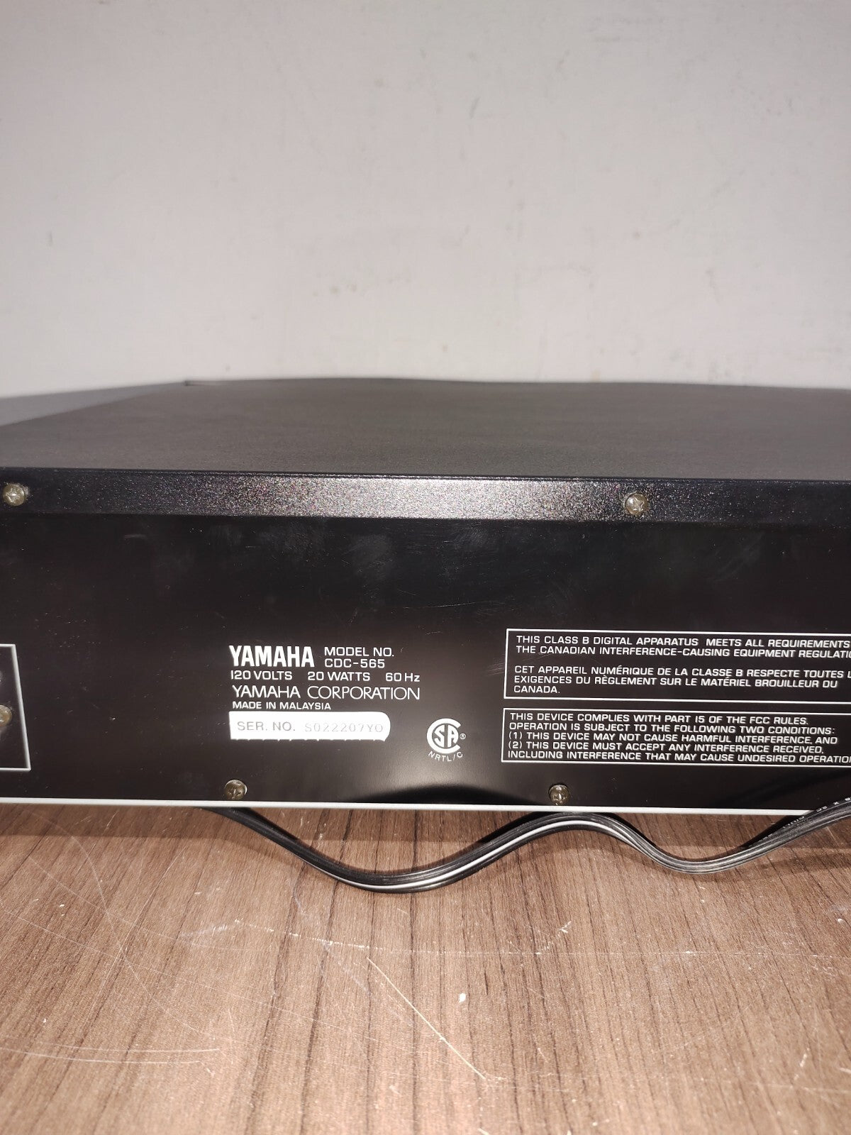 Yamaha CDC-565 5 Disc CD Player Changer
