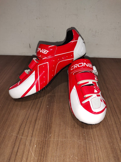 Crono Nylon Cycling Shoes - White - Size - 42 (EUR)