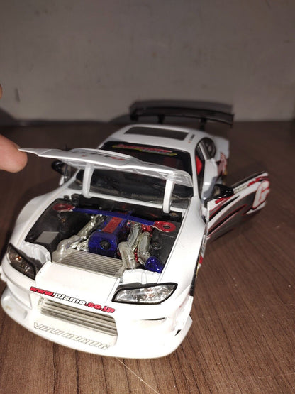 1:18 MUSCLE MACHINES NISSAN SILVIA S15 G-MAX AMZ #1250 - WHITE