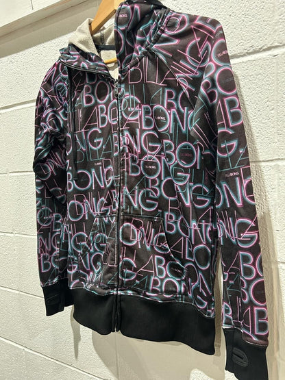Billabong Women's  Multicolor Zip-Up Hoodie Size L