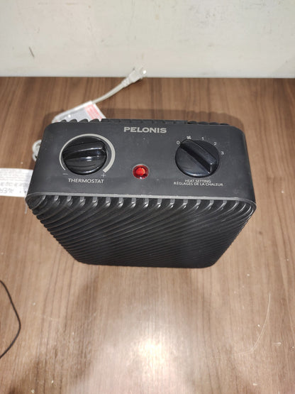 Pelonis 1500W 3-Speed Electric Fan-Forced Space Heater - Black - PSH08F1ABBC