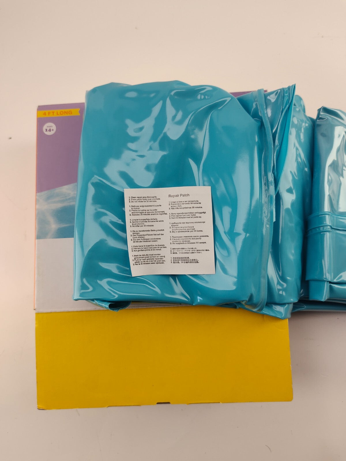 Sun Squad- Chill Pool Lounge Chair Blue Float inflatable