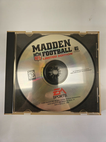 Madden Football Limited Edition Gold Edition (PC, 1996)