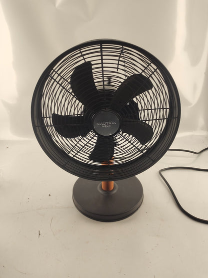 Nautica Black Pedestal Table Fan