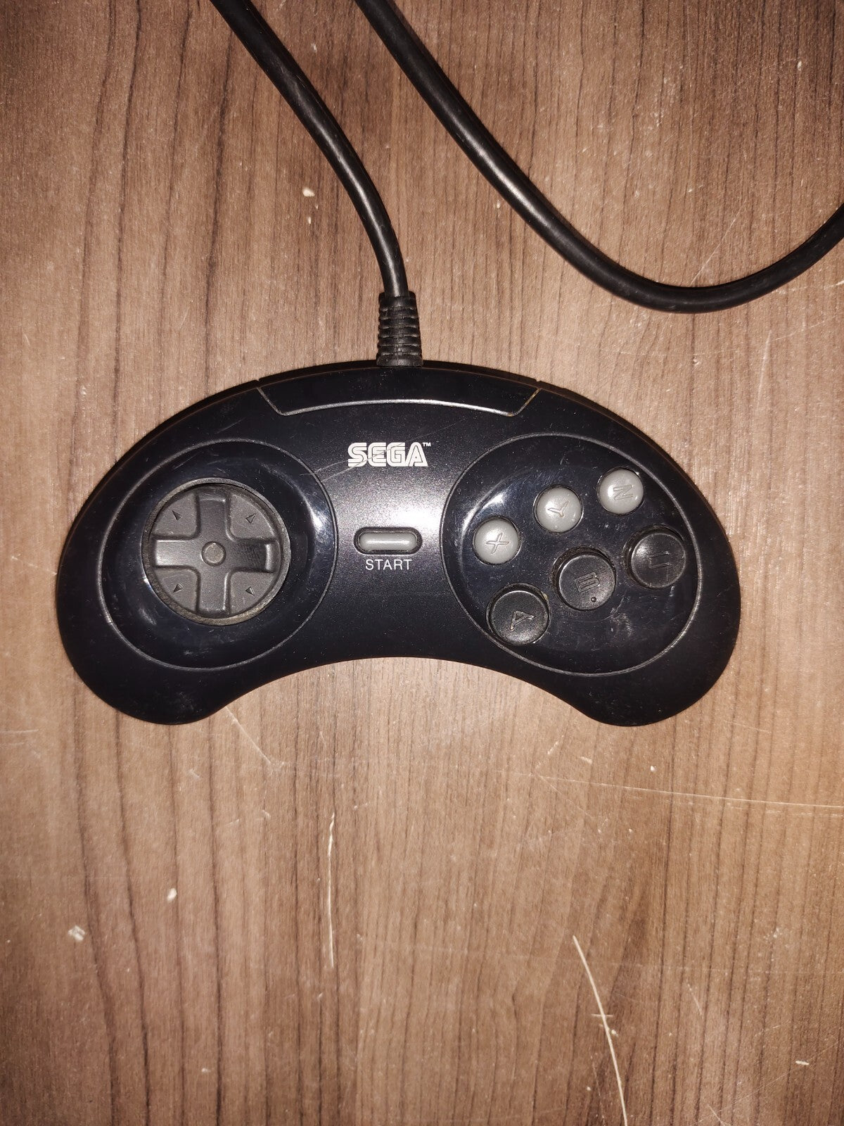 Sega Genesis Original Six 6 Button Controller OEM Model MK-1653 - 2