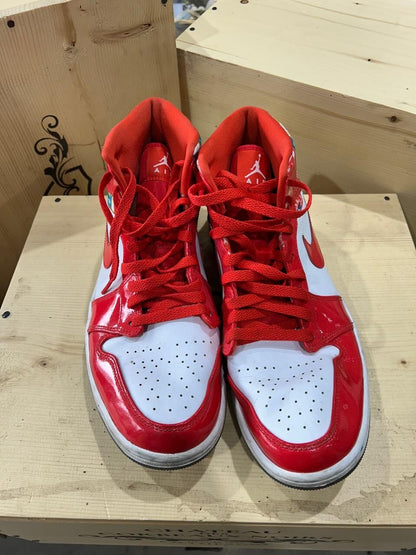 Nike Air Jordan 1 Mid SE 'Barcelona Sweater' RED Men's size 11