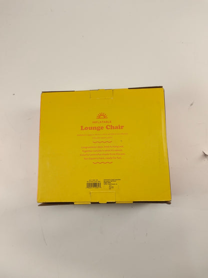 Sun Squad- Chill Pool Lounge Chair Blue Float inflatable