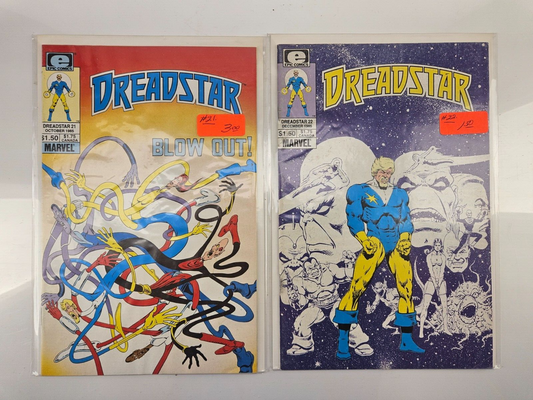 Dreadstar Comic Book Lot of 14 - Vintage Epic Comics Collection