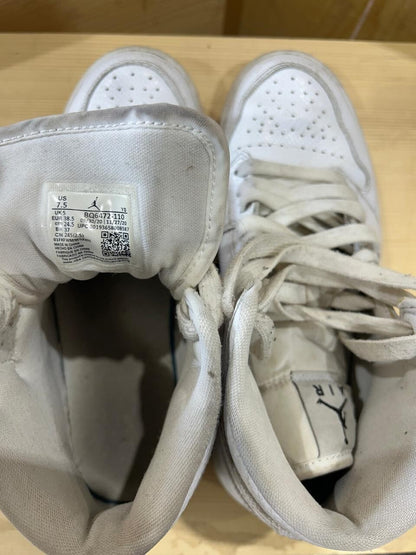 Nike Air Jordan 1 Mid White Woman's Size 7.5