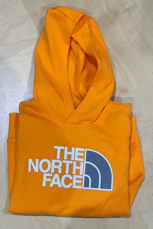 TeenBoys Northface Orange Hoodie Size M/M