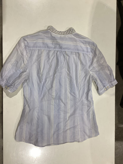 Women Shirt Pearl Collar