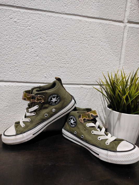 Converse All Star Chuck Taylor Kids Boys Camo Hightop Shoes Size US-1