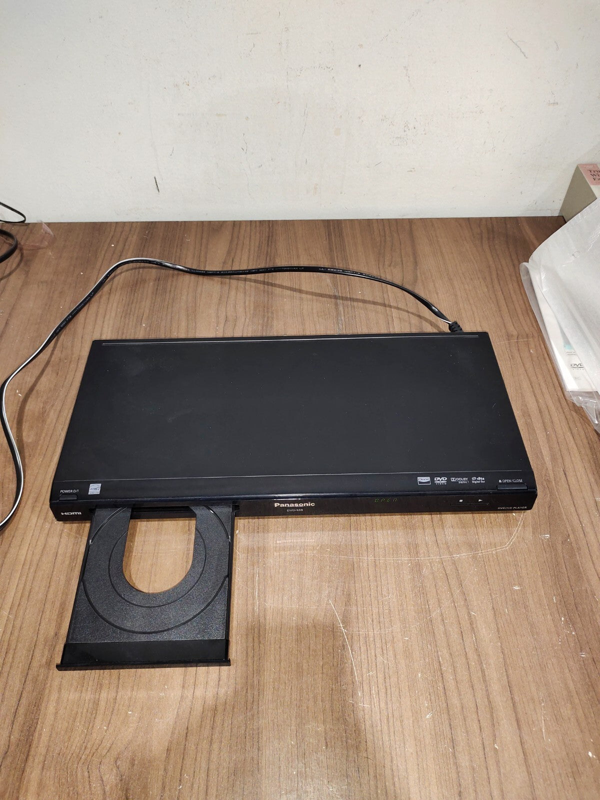 Lecteur Panasonic DVD-S59 HD DVD CD HDMI avec télécommande et boîte d'origine
