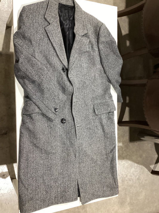 Vintage Long Wool Coat for Men