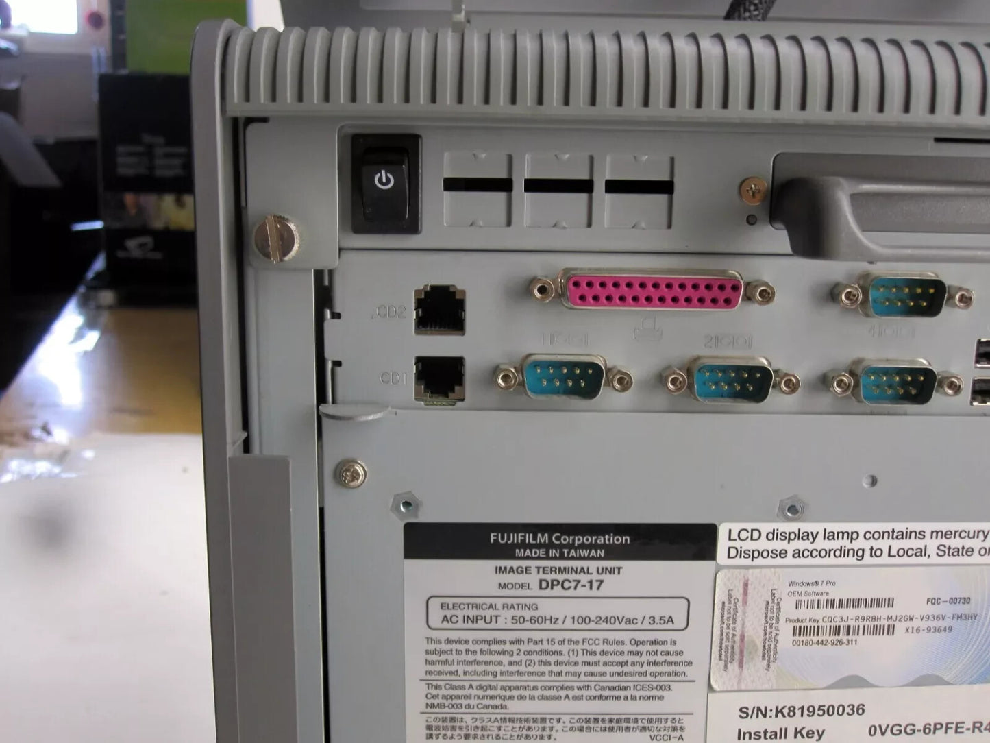 Fujifilm Image Terminal Unit DPC7-17 – Medical Imaging / Printer Interface