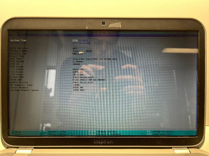 Dell Inspiron 5520 i5 3210M @ 2.50 GHz 4GB RAM No HDD No OS