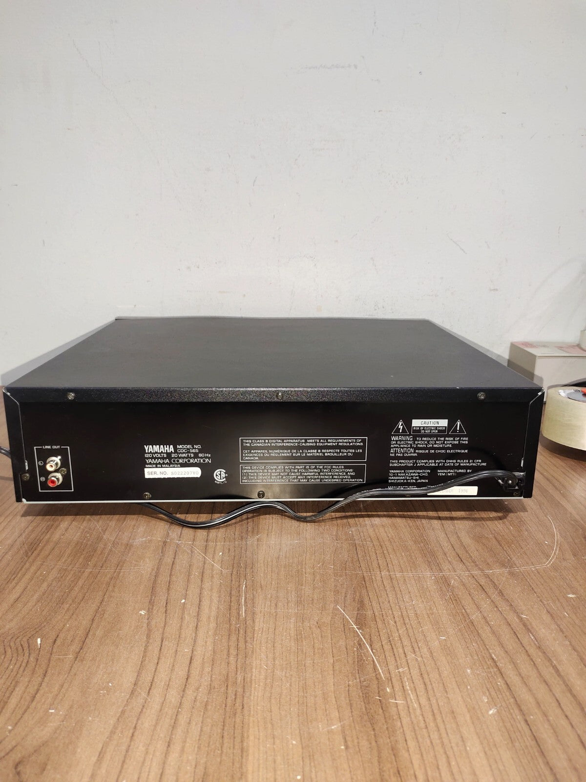 Yamaha CDC-565 5 Disc CD Player Changer