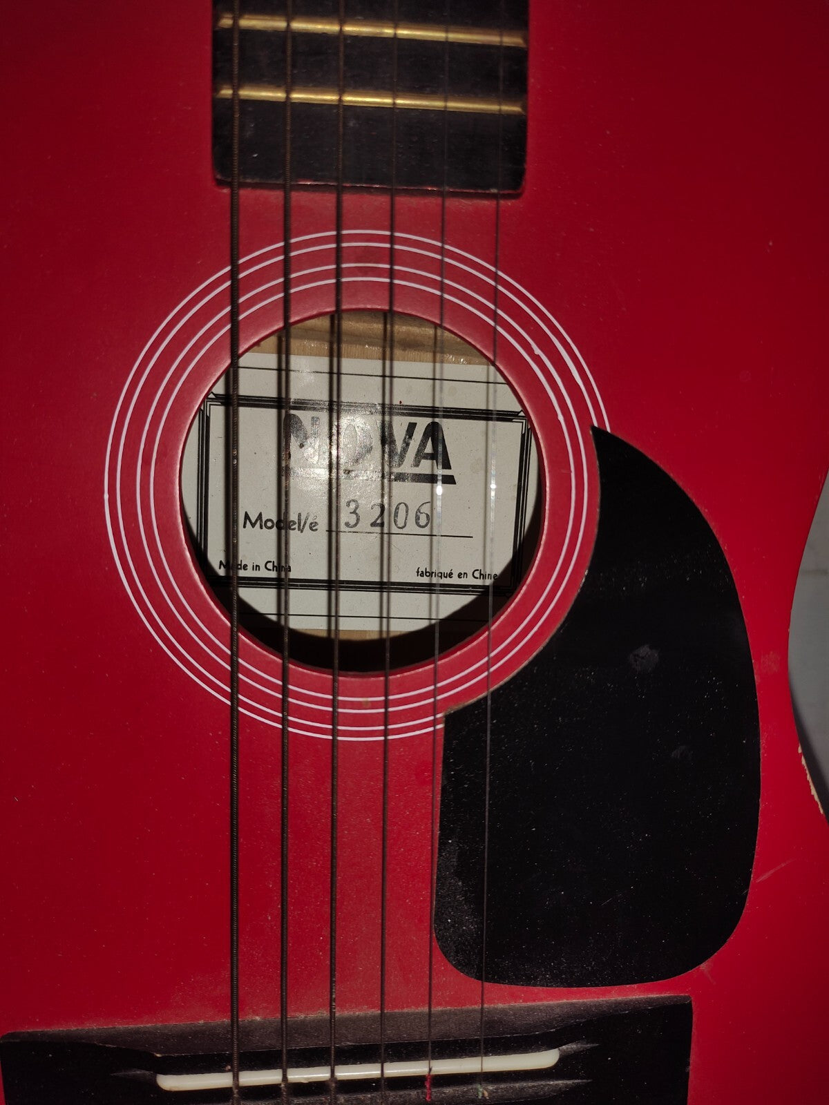 Nova Guitar Model - 3206 Red